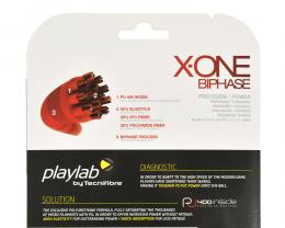 X-One Biphase 1.18mm　Ora - Tecnifibre (テクニファイバー)